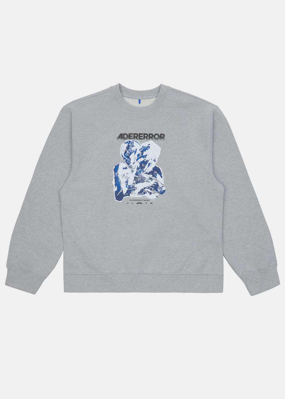 Оригінальна Grey Graphic-Print Sweatshirt Ader error – боковий вид