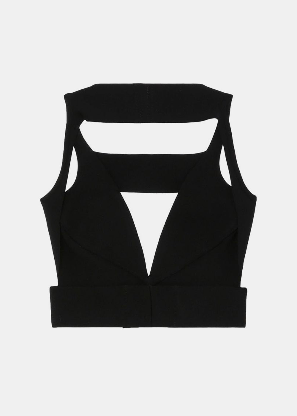 Black Sling Bra Tank Top Rick owens – Гарантія оригінальності – боковий вид