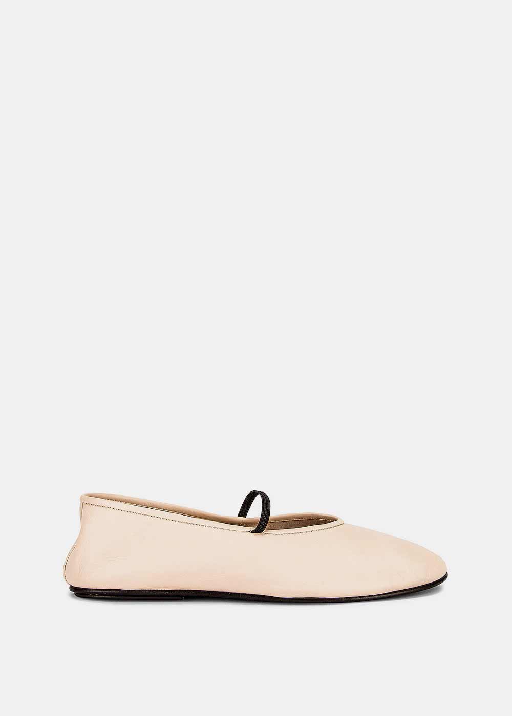 Milk Elastic Ballet Shoes The row оригінал – Купити в Україні – боковий вид
