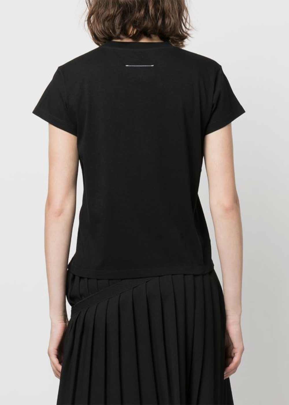 Black Signature Number-Print T-Shirt Maison margiela оригінал – Купити в Україні – збільшений вид