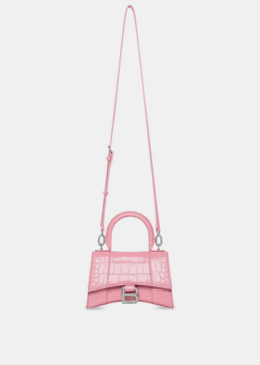 Pink Hourglass Xs Bag Balenciaga оригінал – Купити в Україні – боковий вид