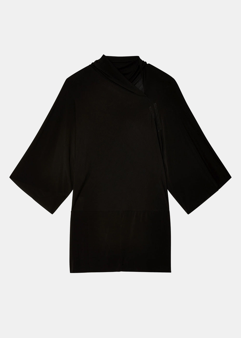 Black Asymmetric T-Shirt Rick owens – Гарантія оригінальності – боковий вид