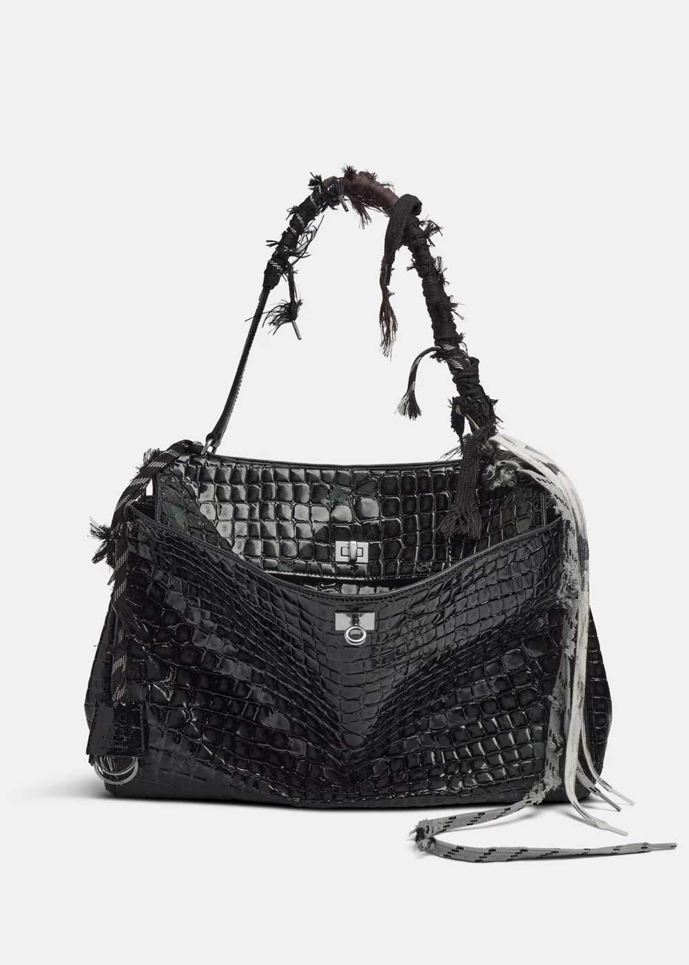 Black Rodeo Large Handbag Balenciaga оригінал – Купити в Україні – боковий вид