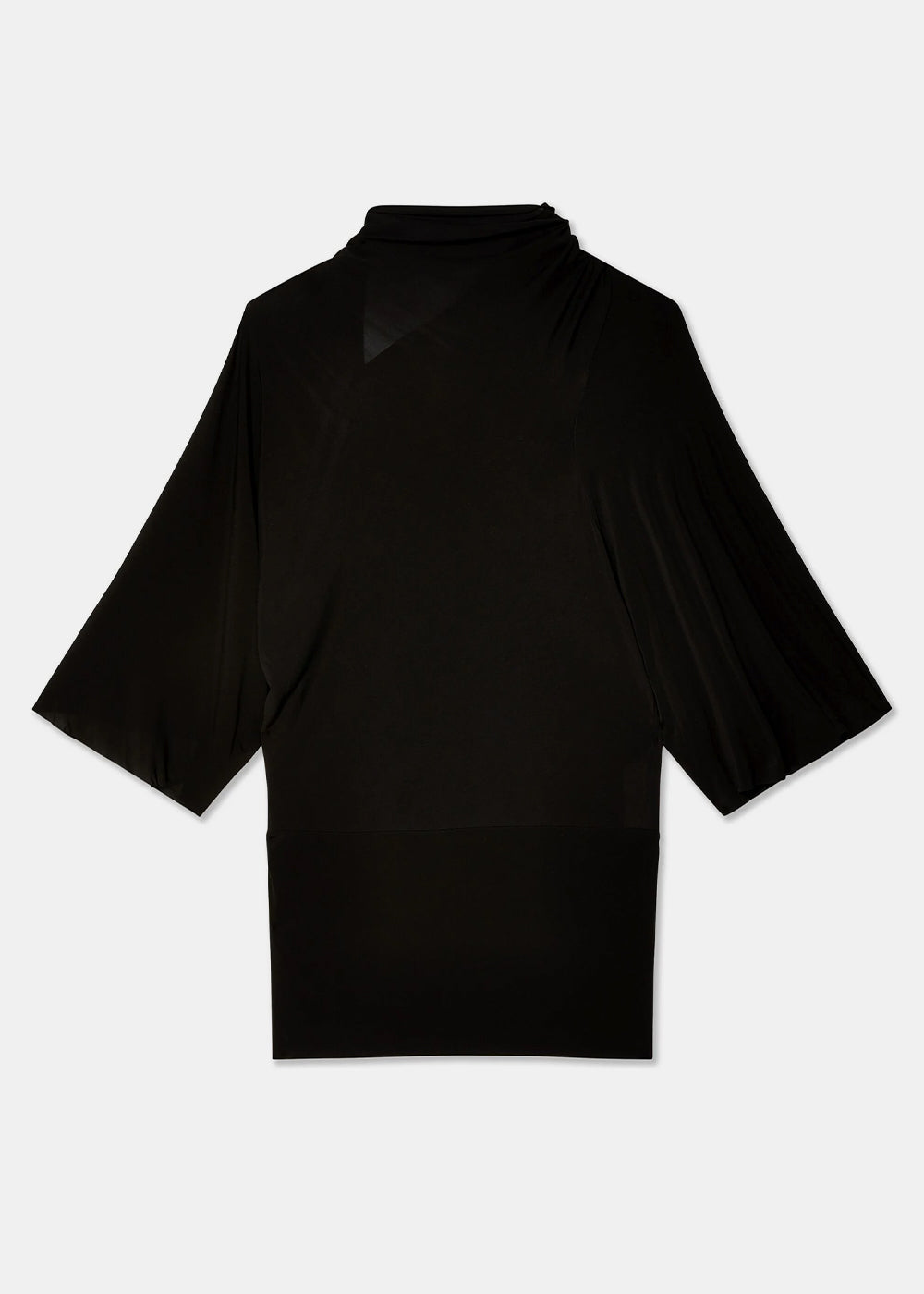 Black Asymmetric T-Shirt Rick owens – Гарантія оригінальності – вид ззаду