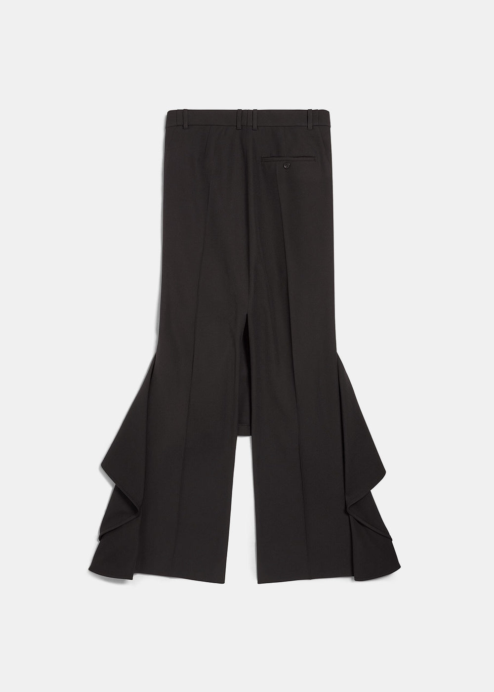 Оригінальна Black Deconstructed Godet Skirt Balenciaga – боковий вид