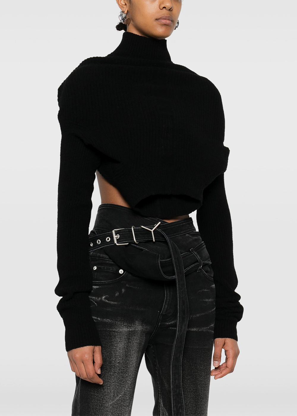 Black Headon Dbl Lupetto Sweater Rick owens оригінал – Купити в Україні – детальний вид