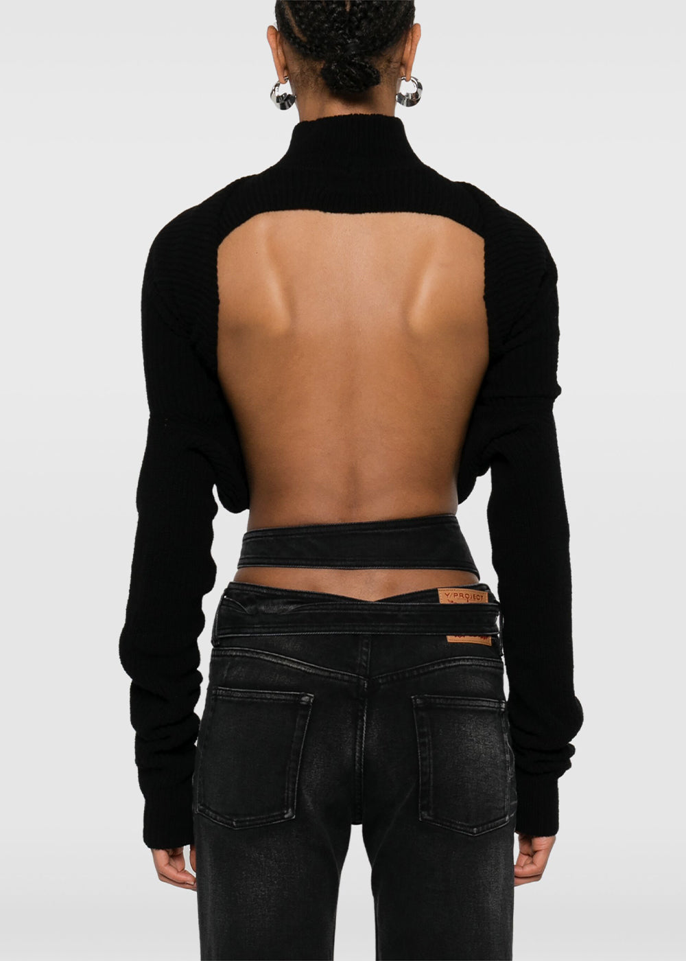 Black Headon Dbl Lupetto Sweater Rick owens оригінал – Купити в Україні – збільшений вид