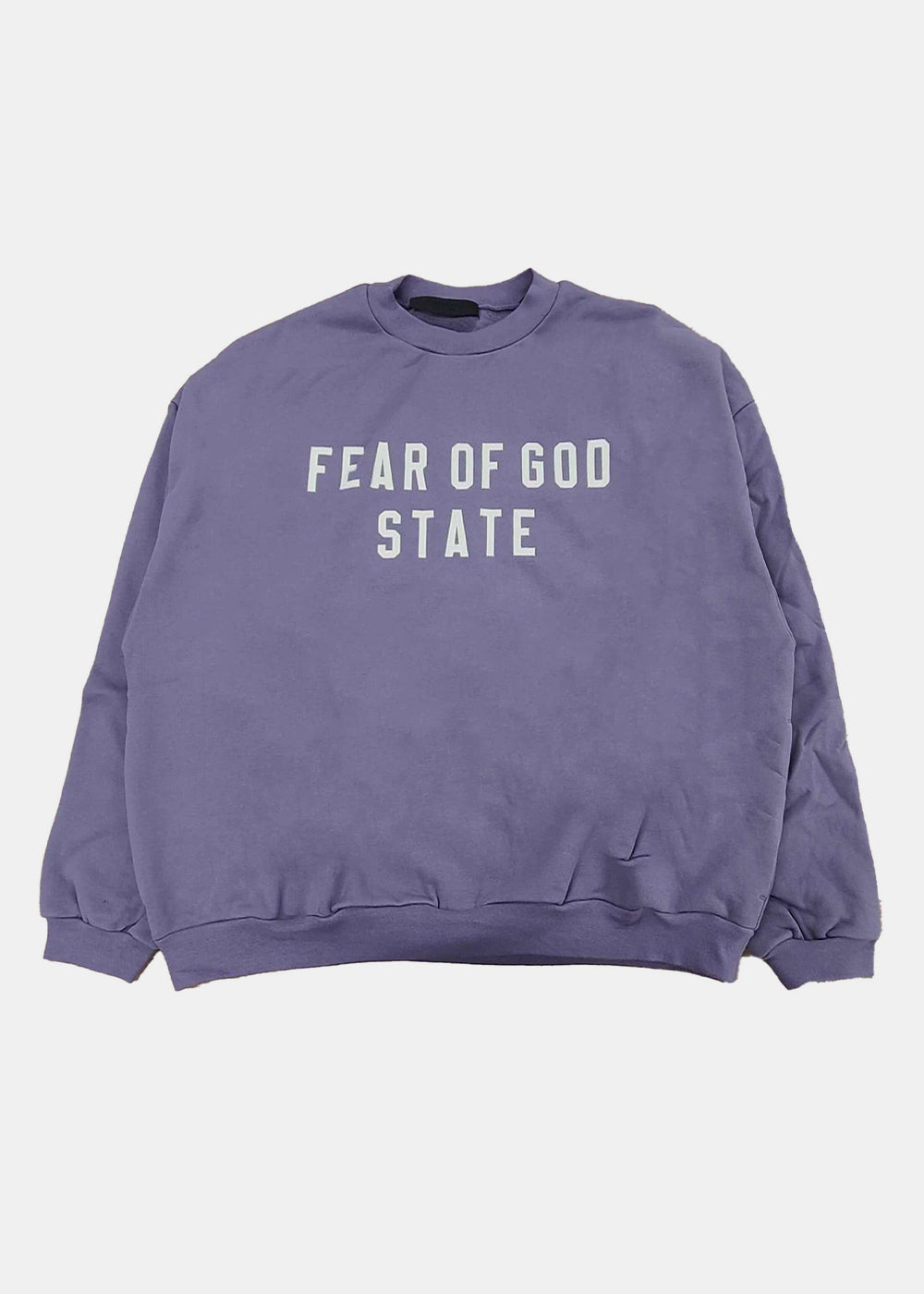 Lavender Heavy Fleece Crewneck Fear of god оригінал – Купити в Україні – боковий вид - FEAR OF GOD