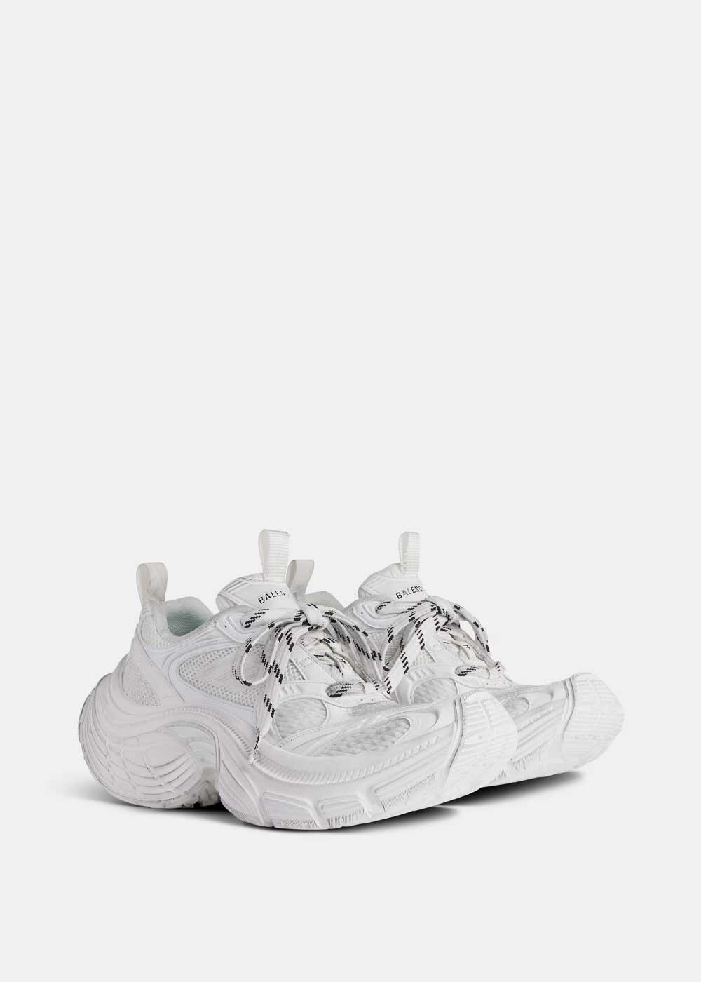 Оригінальна White 6xl Sneaker Balenciaga – вид ззаду