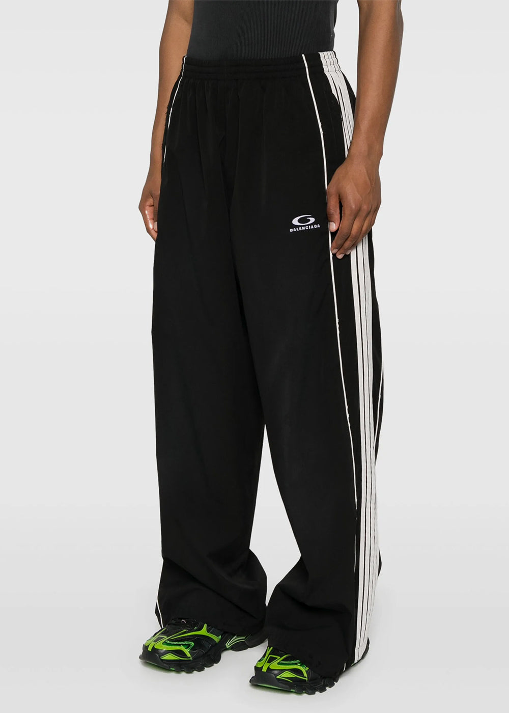 Black Large Tracksuit Pants Balenciaga – Гарантія оригінальності – детальний вид