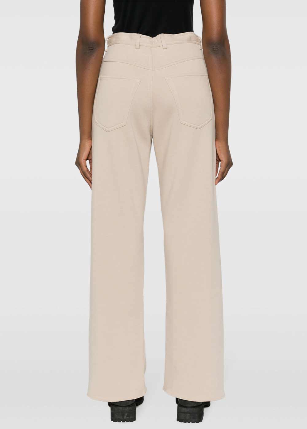 Beige Numbers-Motif Wide-Leg Trousers Maison margiela – Гарантія оригінальності – збільшений вид