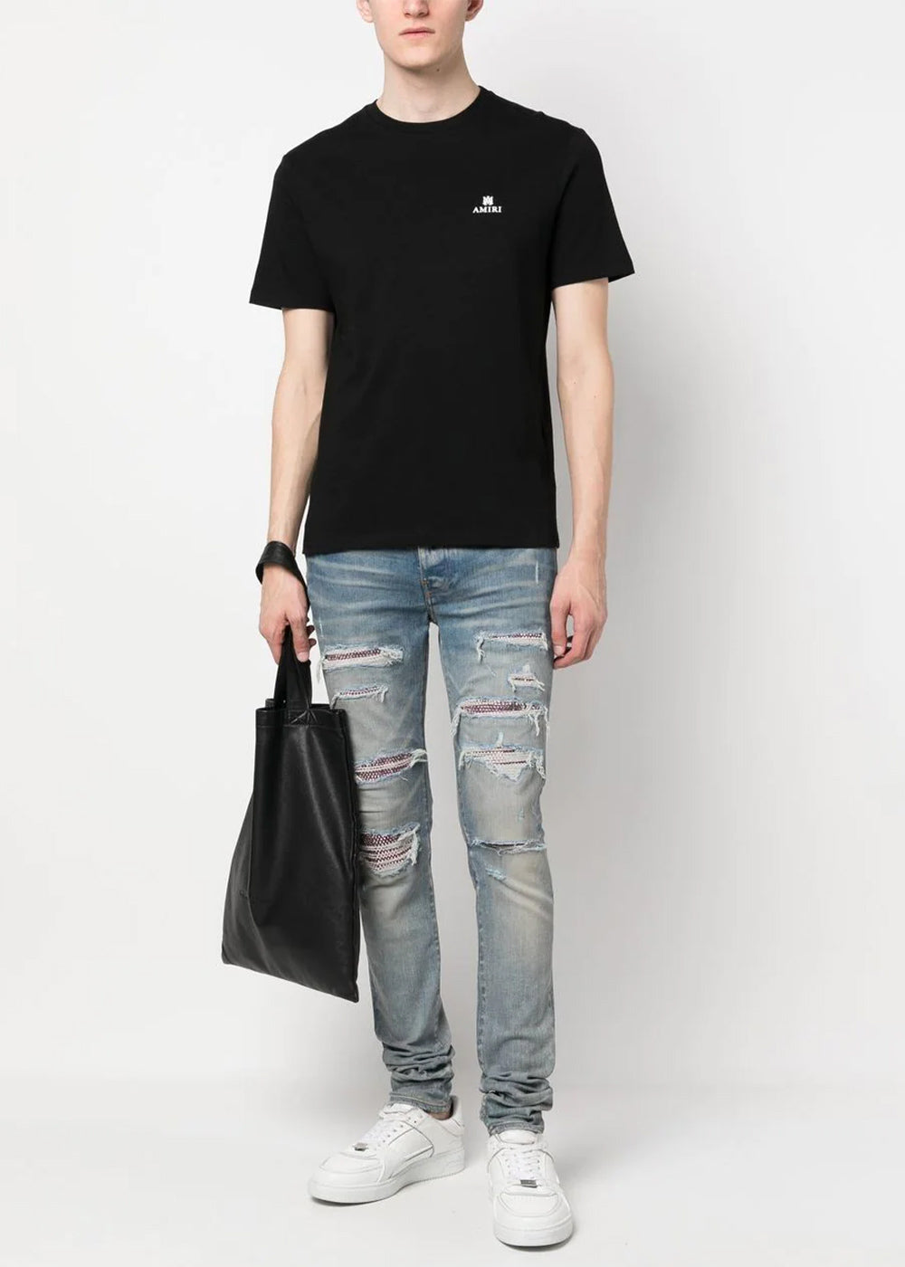 Black Ma Bar Club T-Shirt Amiri оригінал – Купити в Україні – вид ззаду