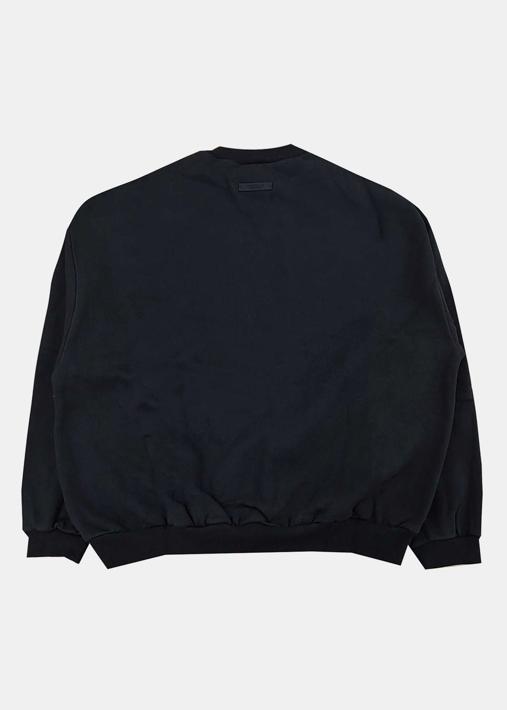 Black Heavy Fleece Crewneck Fear of god оригінал – Купити в Україні – вид ззаду - FEAR OF GOD