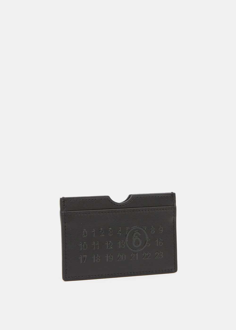 Black Numeric Logo-Embossed Card Holder Maison margiela оригінал – Купити в Україні – детальний вид
