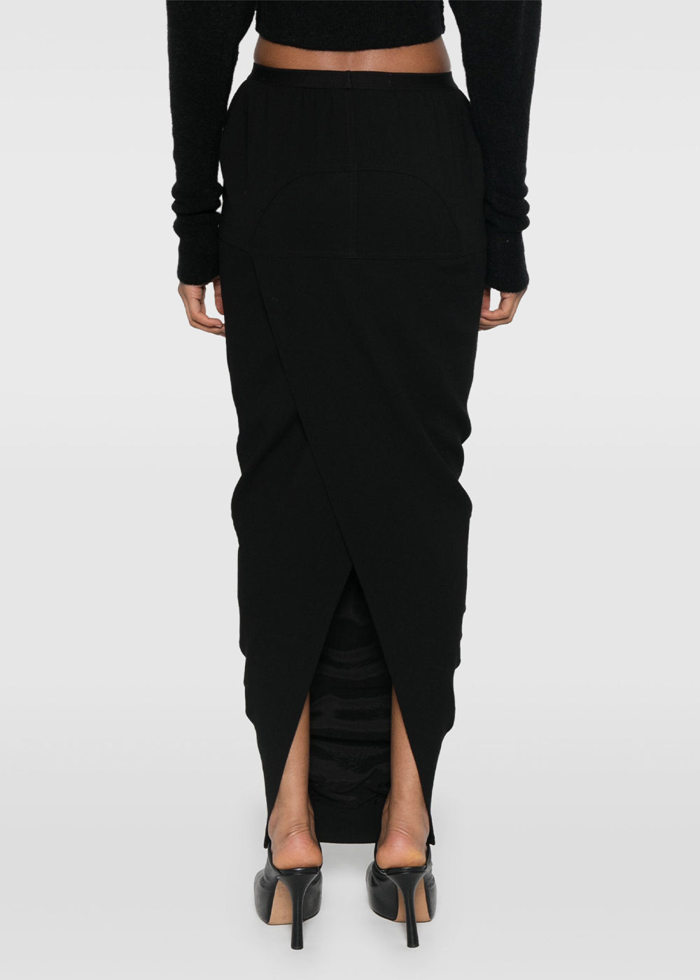 Black Pillar Maxi Skirt Rick owens – Гарантія оригінальності – збільшений вид