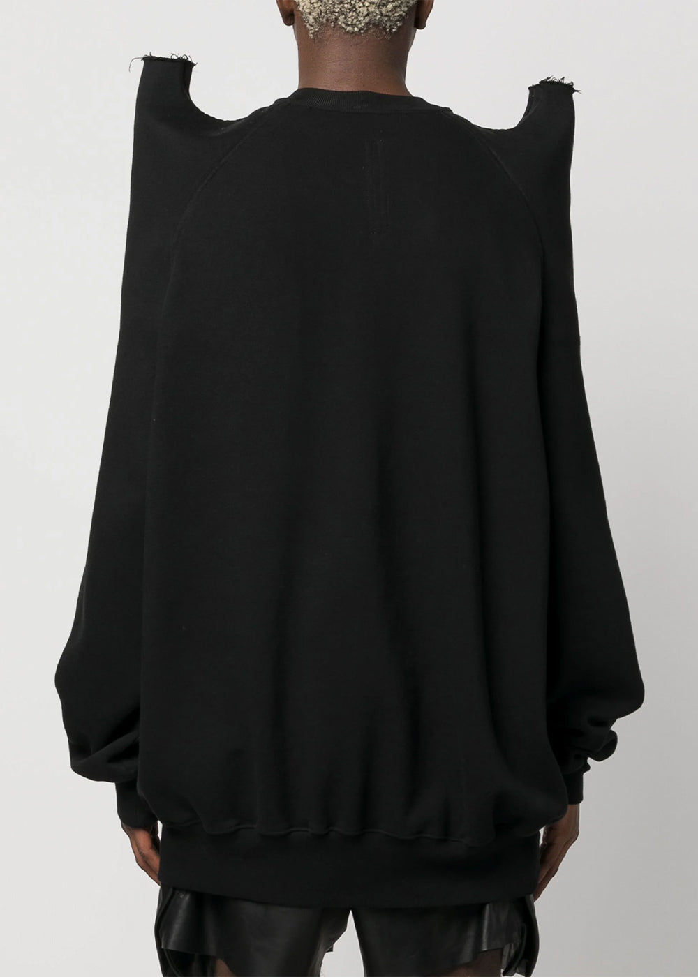 Black Tec 3d-Detail Sweatshirt Rick owens – Гарантія оригінальності – збільшений вид