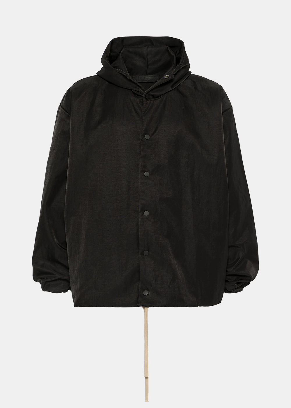 Оригінальна Black Hooded Coaches Jacket Fear of god – боковий вид