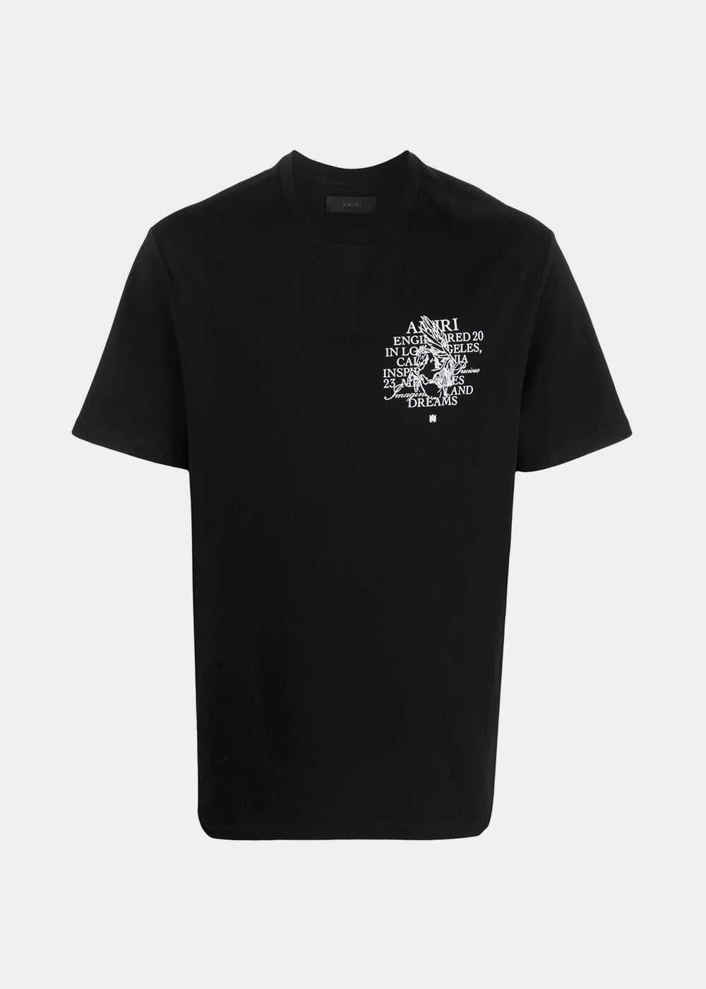 Black Graphic-Print T-Shirt Amiri оригінал – Купити в Україні – боковий вид