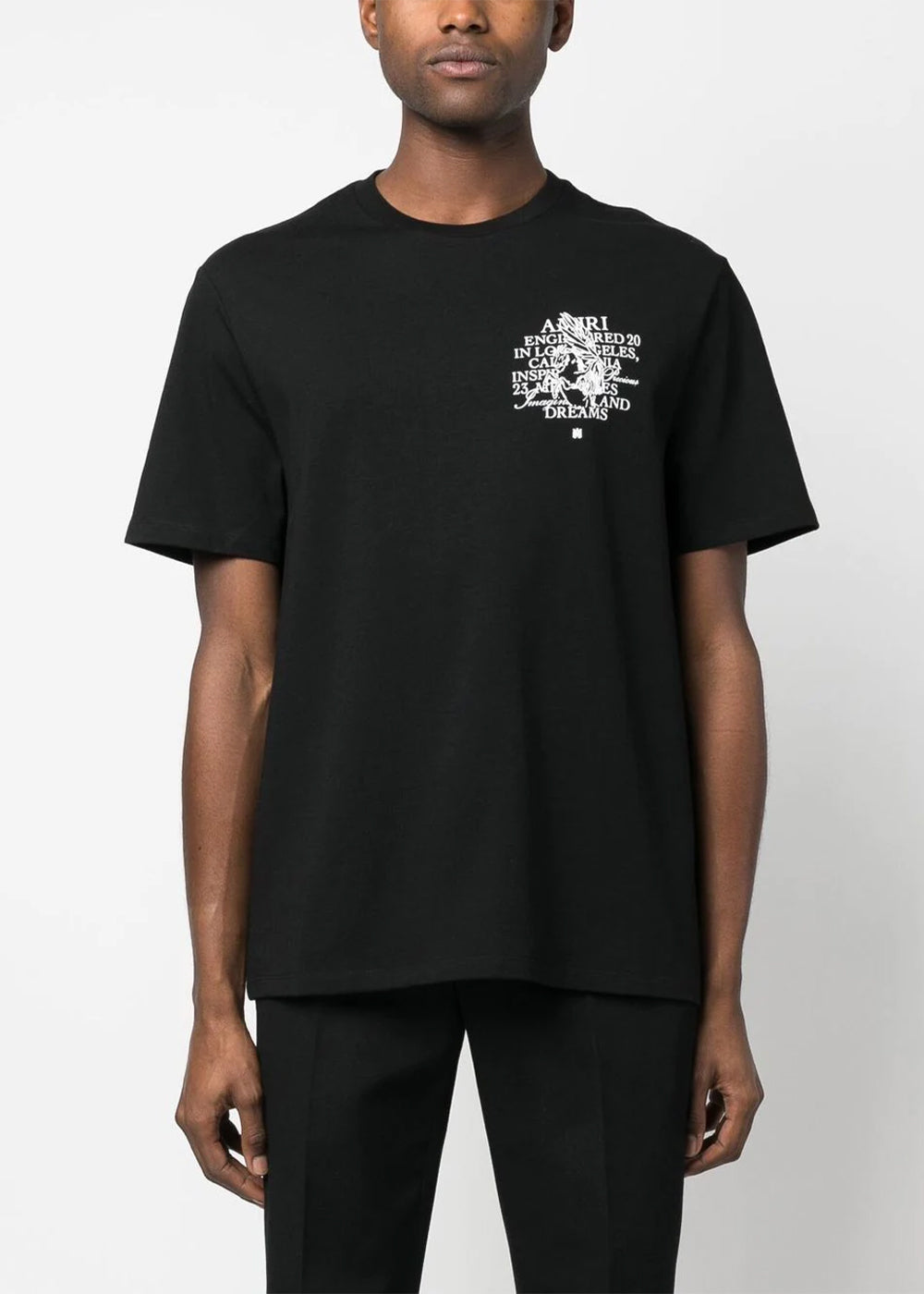 Black Graphic-Print T-Shirt Amiri оригінал – Купити в Україні – вид ззаду