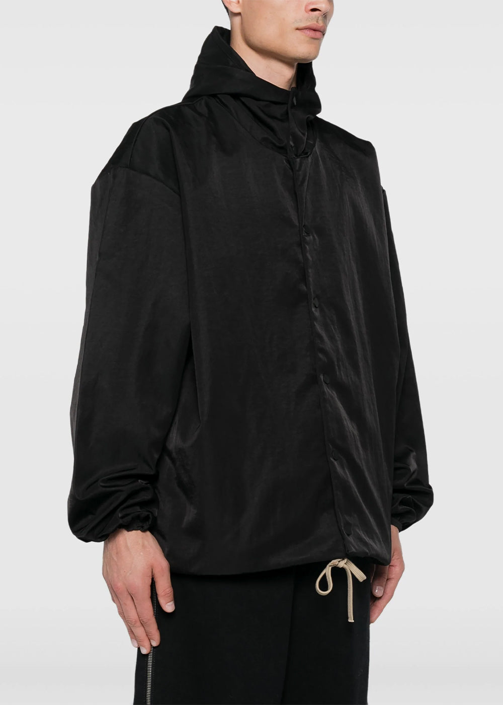 Оригінальна Black Hooded Coaches Jacket Fear of god – збільшений вид