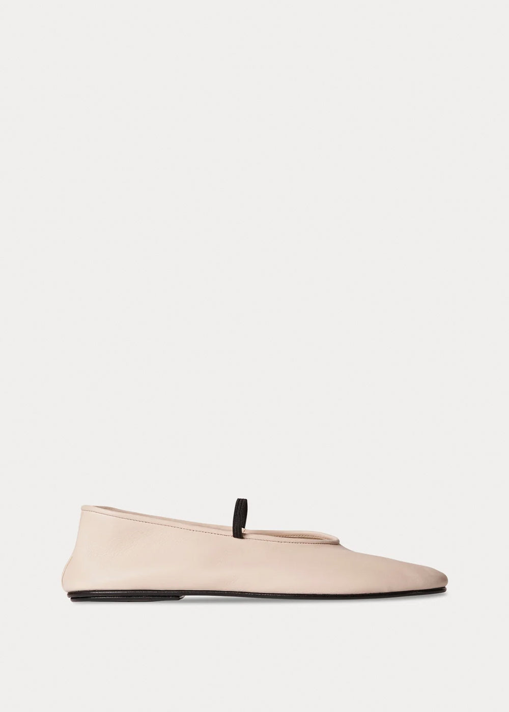Milk Elastic Ballet Slipper The row – Гарантія оригінальності – боковий вид