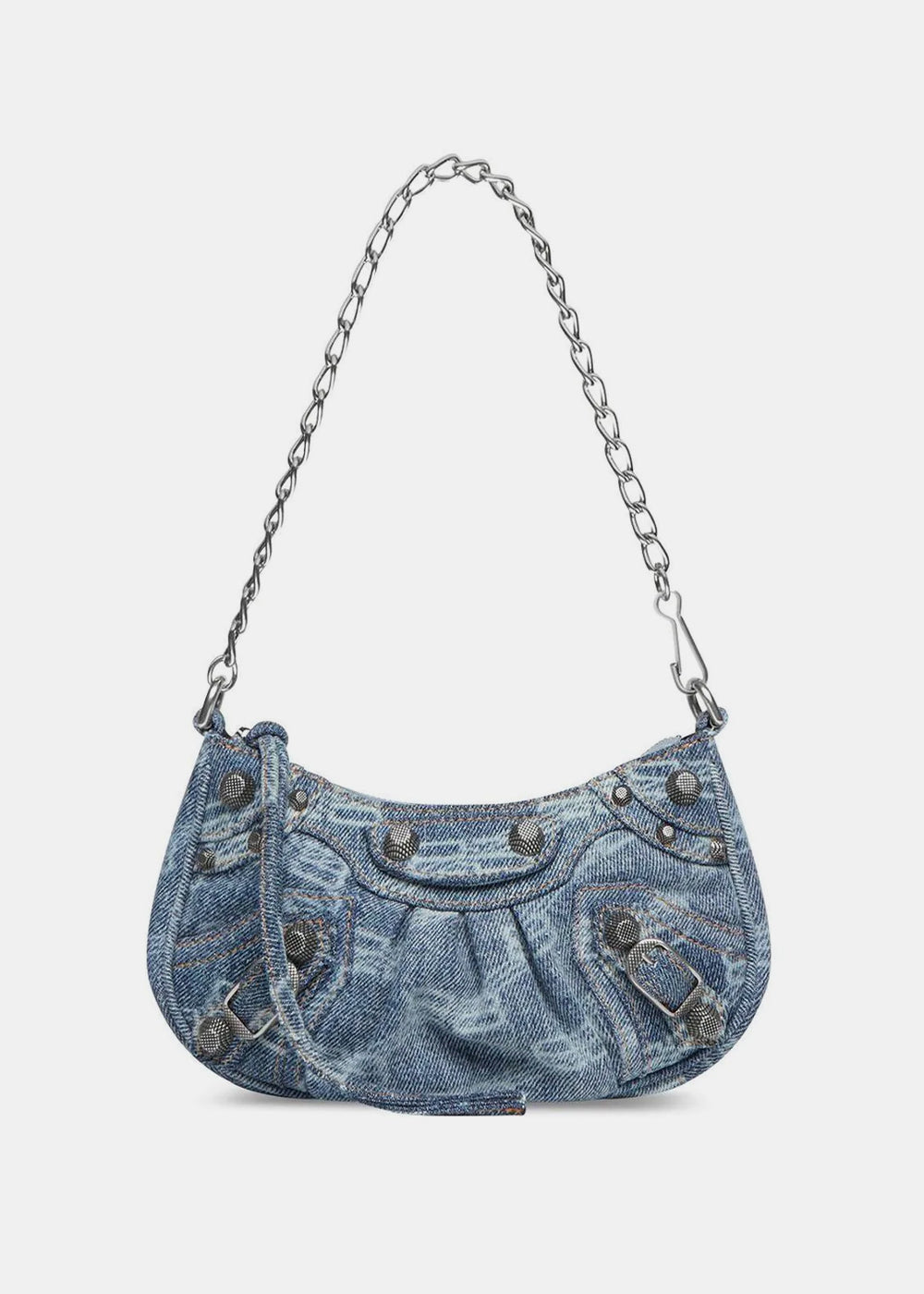 Оригінальна Blue Le Cagole Mini Bag With Chain Balenciaga – боковий вид