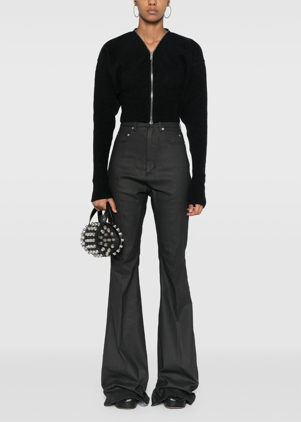 Black Batwing Cardigan Rick owens оригінал – Купити в Україні – вид ззаду