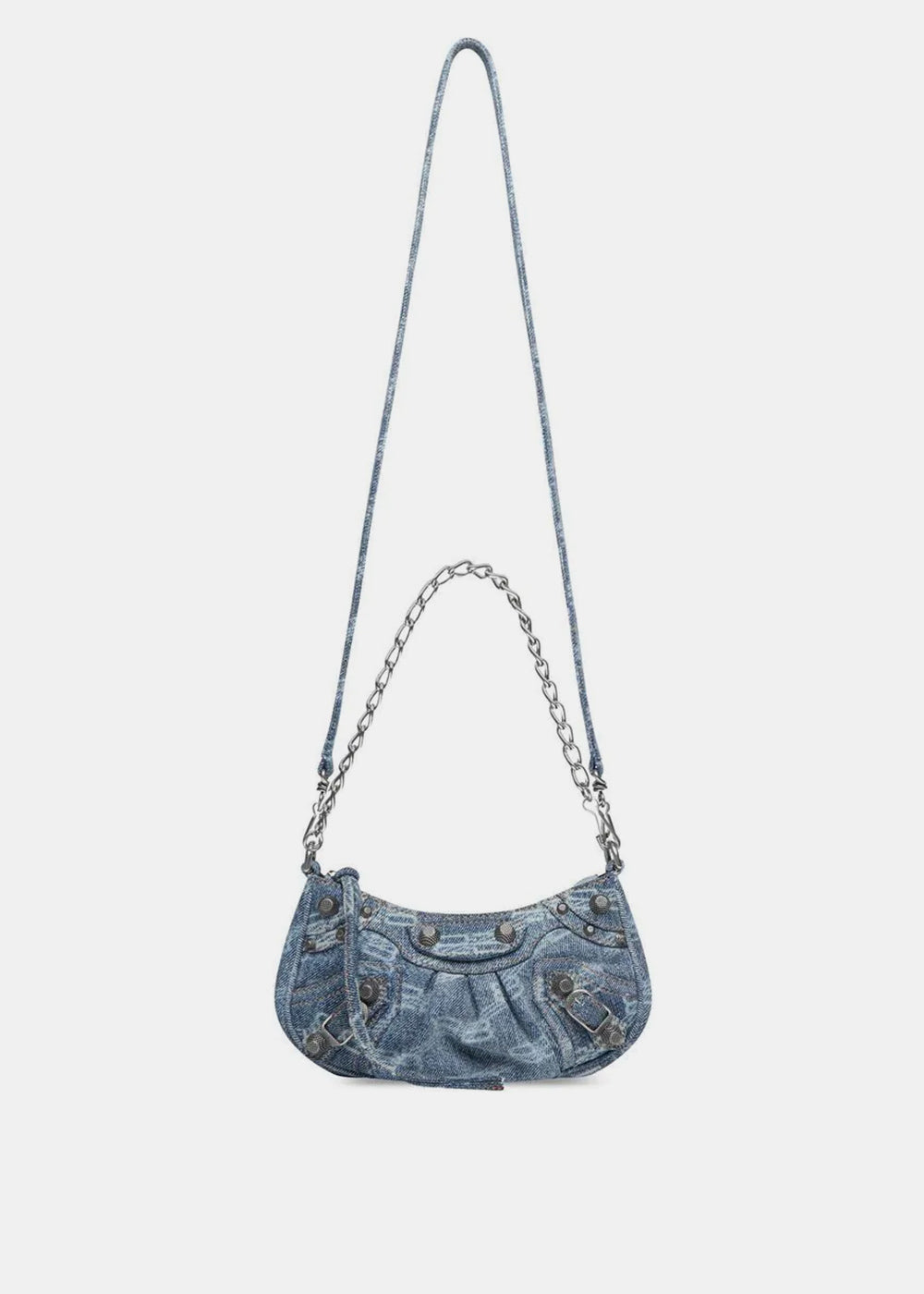Оригінальна Blue Le Cagole Mini Bag With Chain Balenciaga – збільшений вид