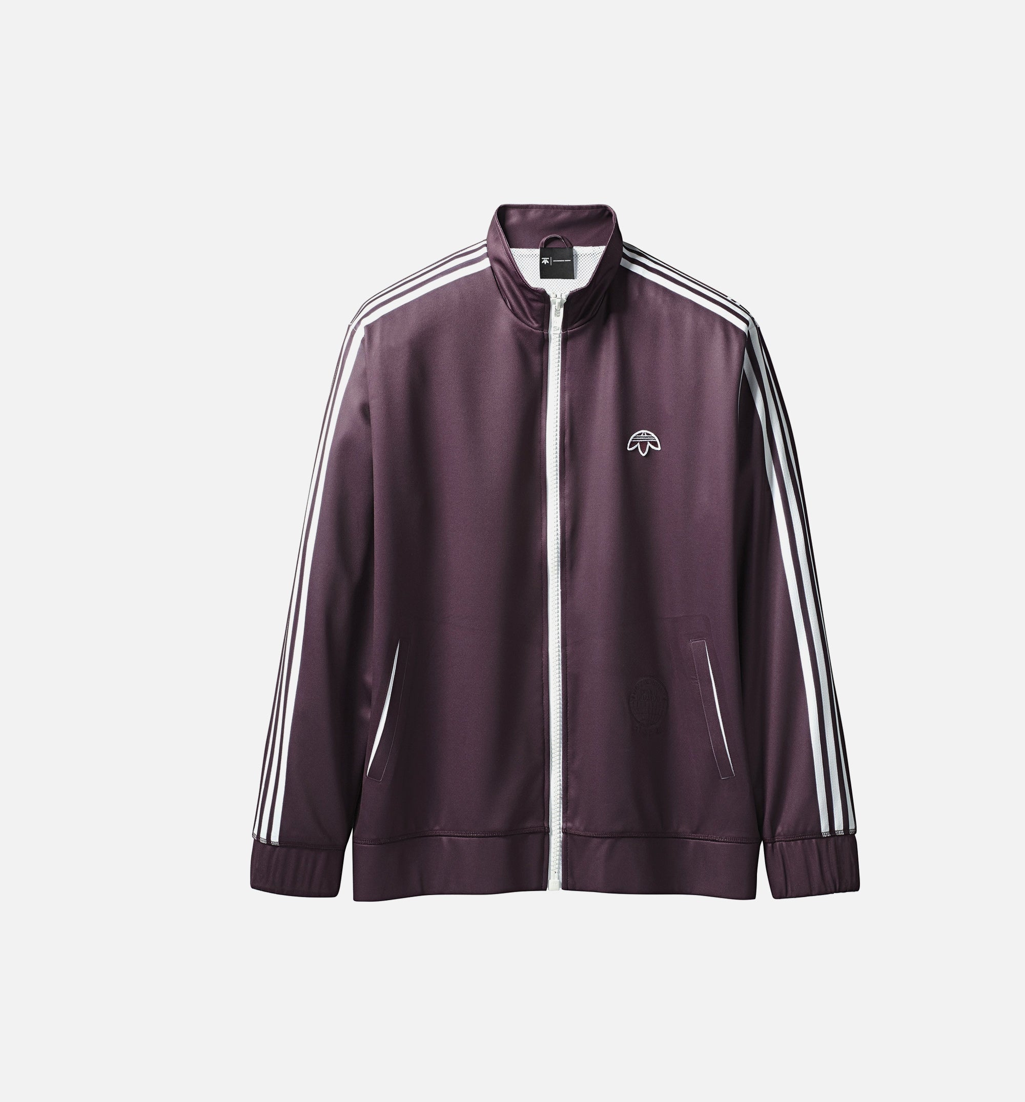 Оригінальна By Alexander Wang Mens Track Jacket Burgundy Adidas – боковий вид - ADIDAS