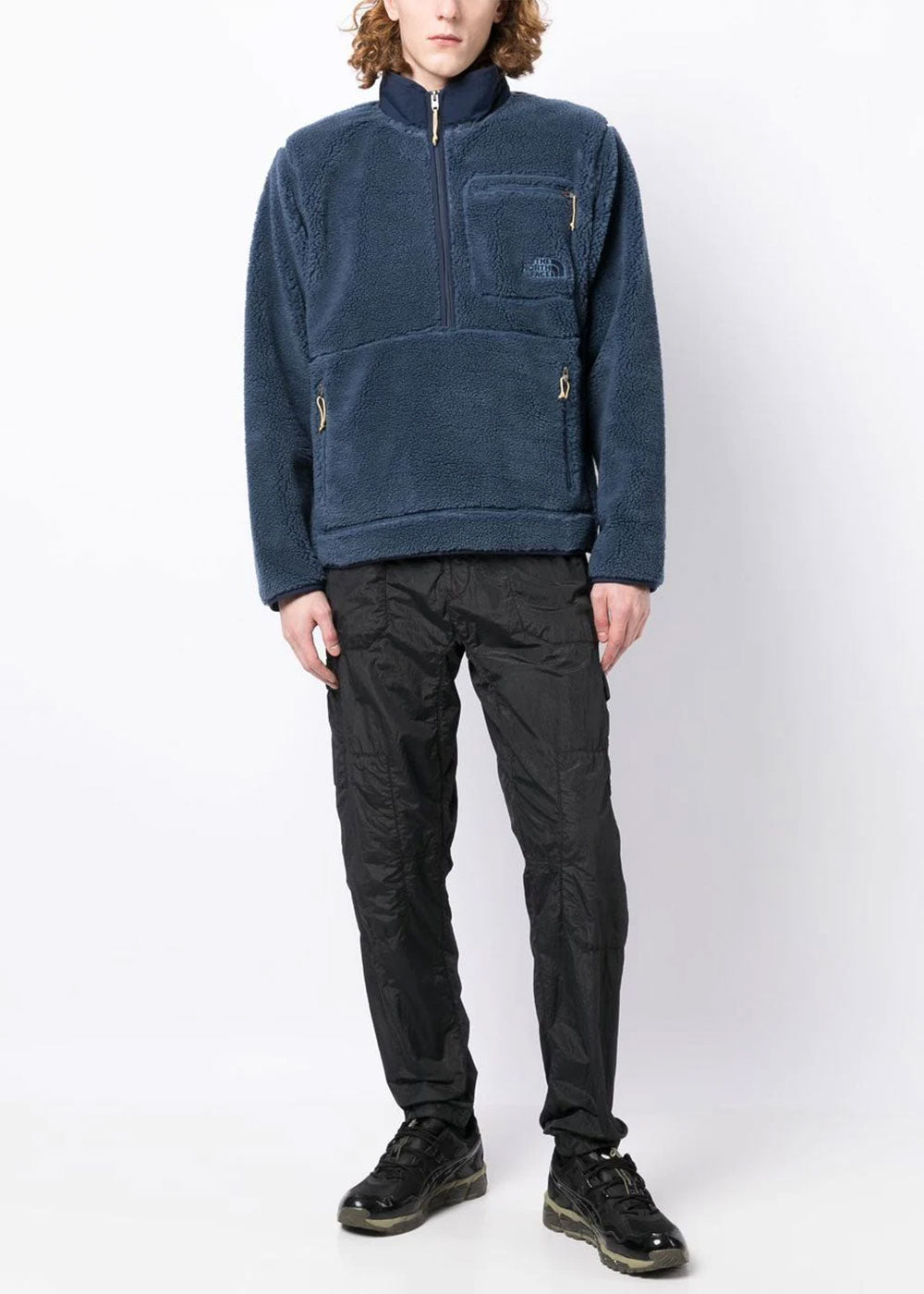 Blue Extreme Pile Fleece Pullover The north face – Гарантія оригінальності – вид ззаду