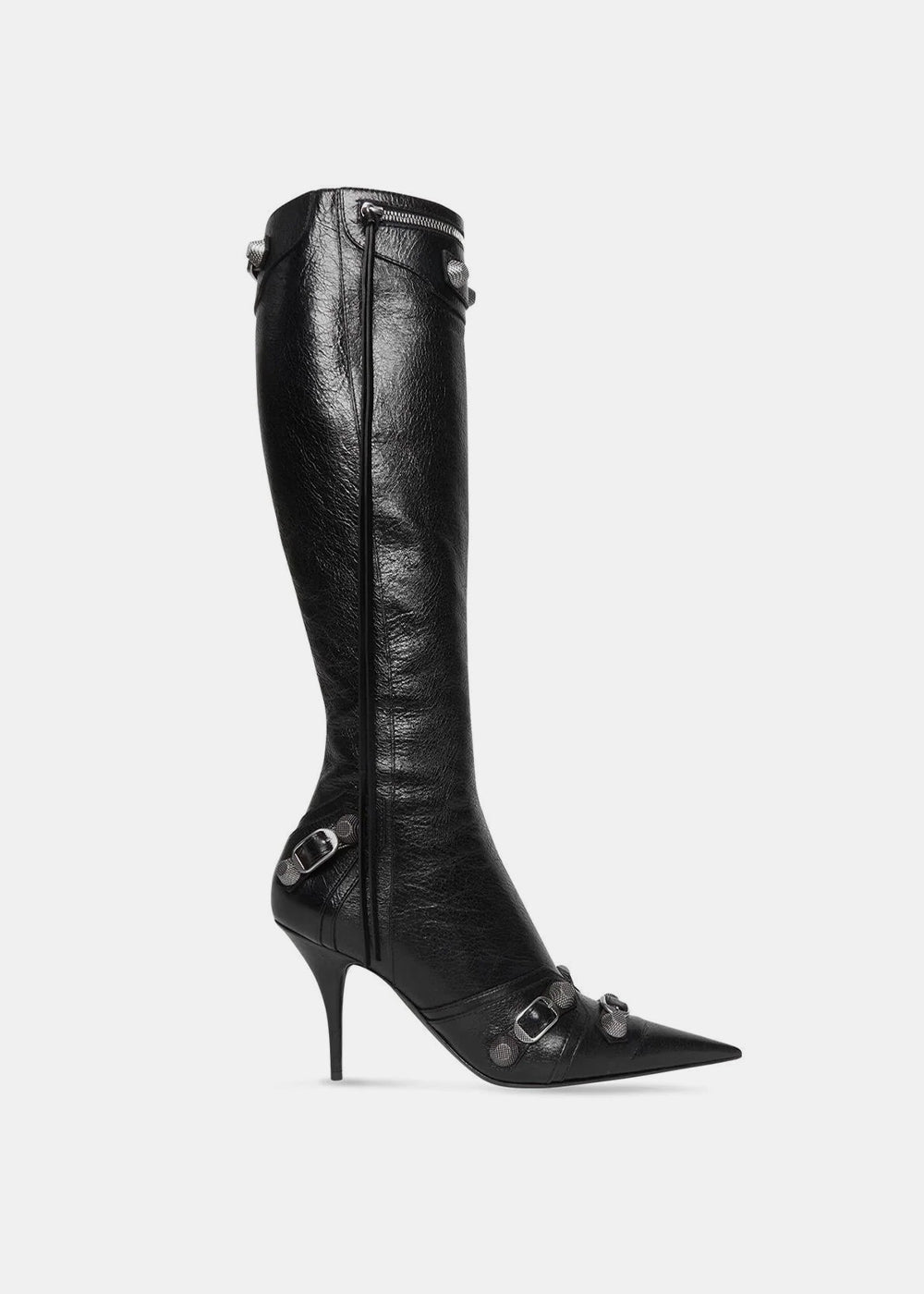 Black Cagole 90mm Boot Balenciaga оригінал – Купити в Україні – боковий вид