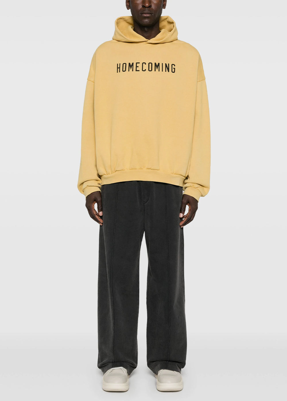 Amber Heavy Fleece Hoodie Fear of god – Гарантія оригінальності – вид ззаду - FEAR OF GOD