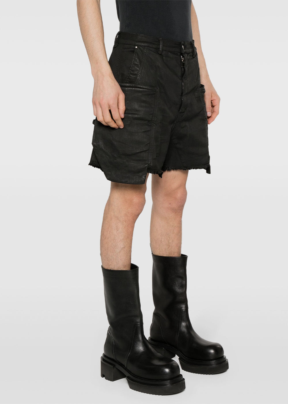 Black Stefan Cargo Shorts Rick owens оригінал – Купити в Україні – детальний вид