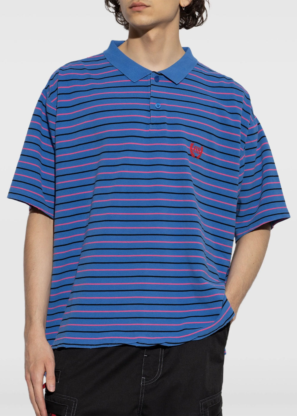 Blue Laurel Classic Fitted Polo Balenciaga – Гарантія оригінальності – детальний вид