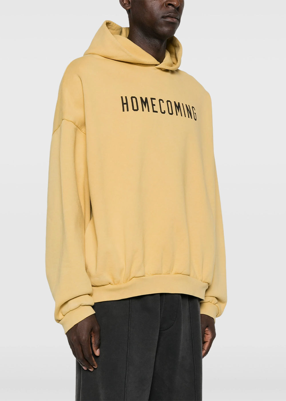 Amber Heavy Fleece Hoodie Fear of god – Гарантія оригінальності – детальний вид - FEAR OF GOD