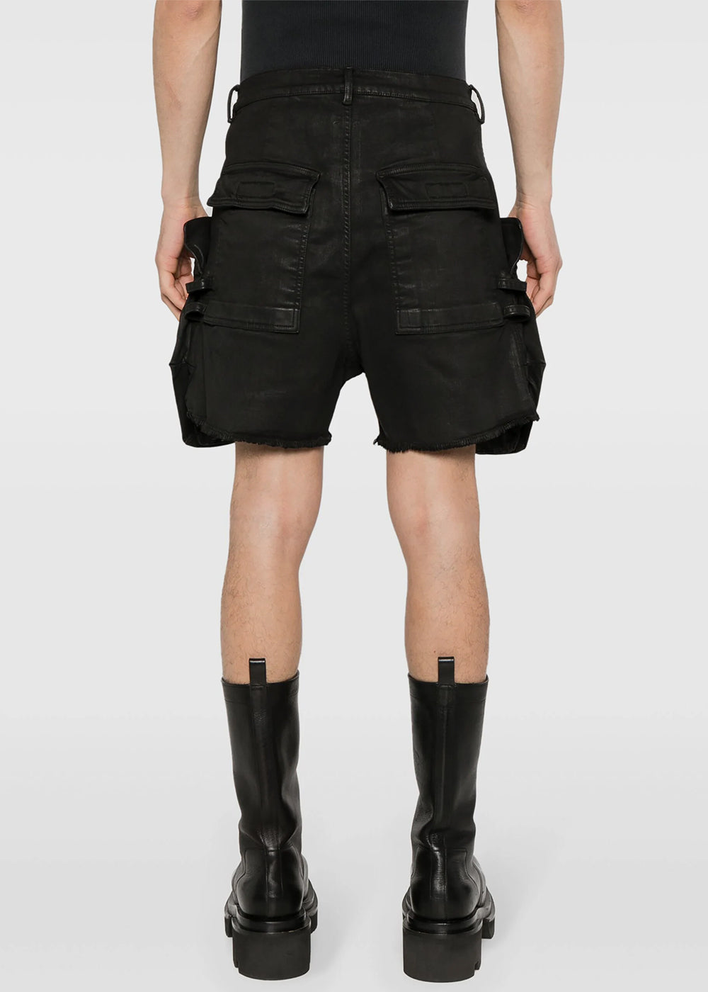 Black Stefan Cargo Shorts Rick owens оригінал – Купити в Україні – збільшений вид