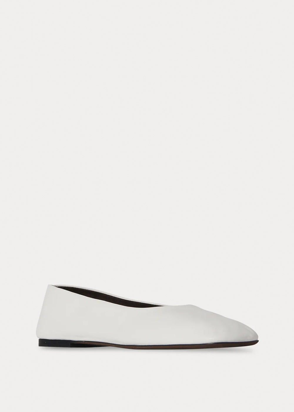 Оригінальна White Square Ballet Flat The row – вид ззаду