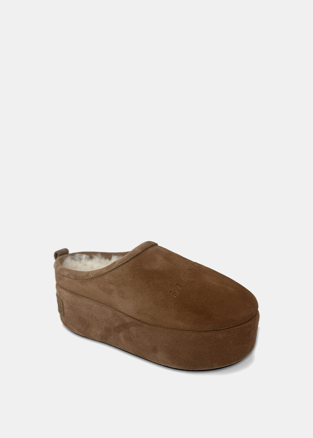 Оригінальна Brown Alaska Platform Slide Balenciaga – боковий вид