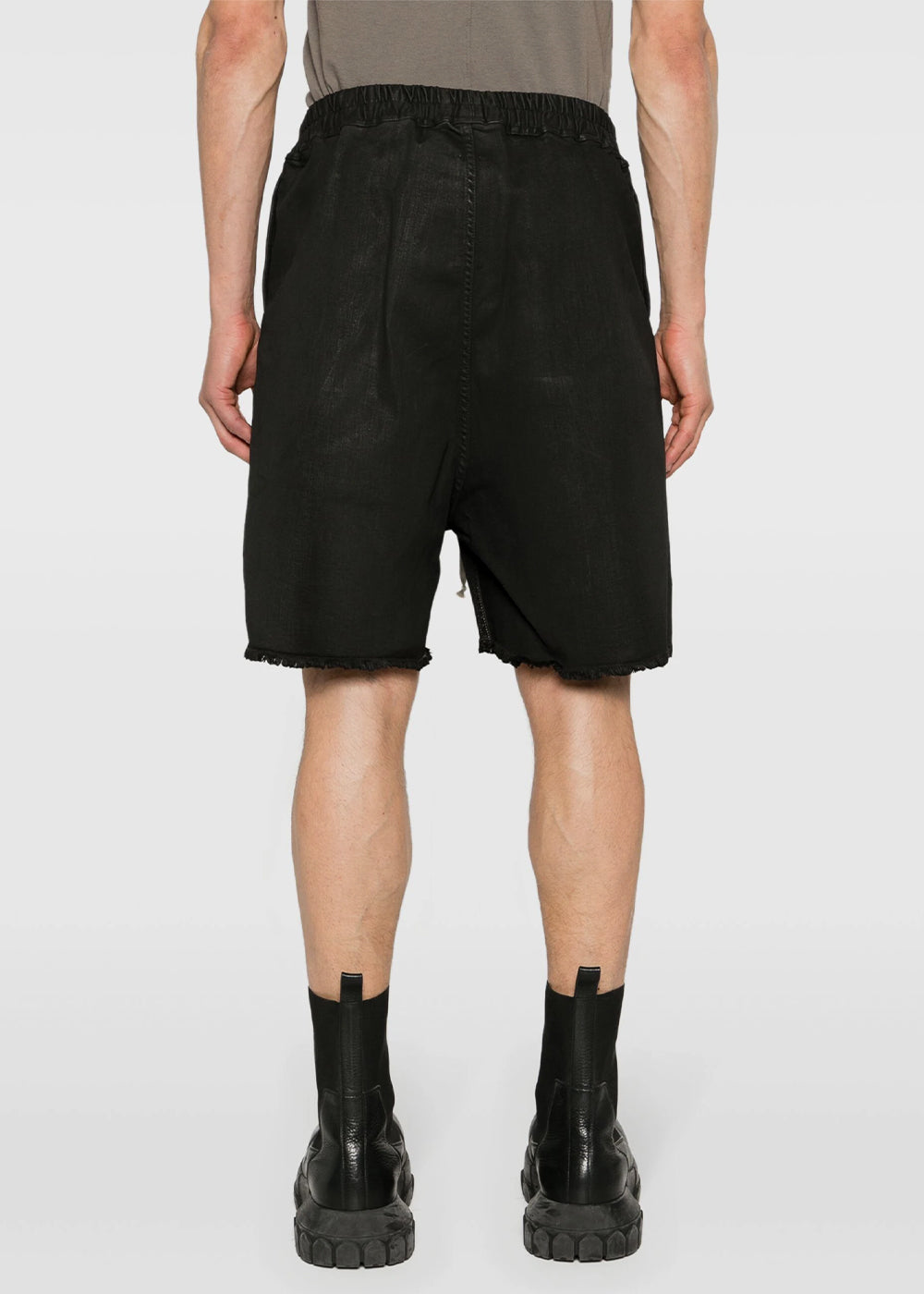 Black Wax Denim Shorts Rick owens оригінал – Купити в Україні – збільшений вид