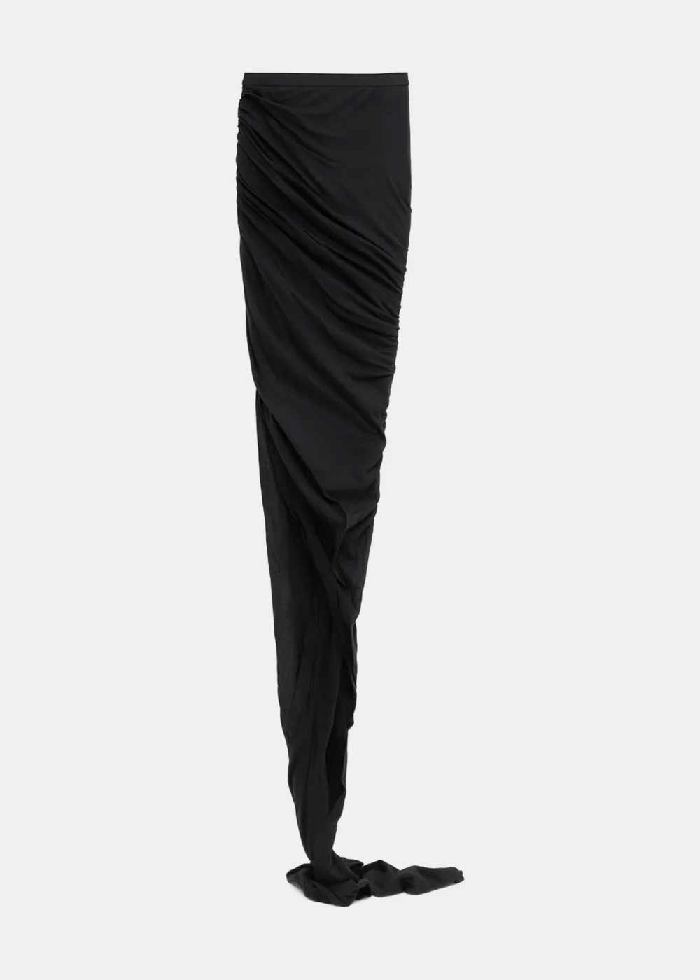Black Edfu Skirt Rick owens – Гарантія оригінальності – боковий вид