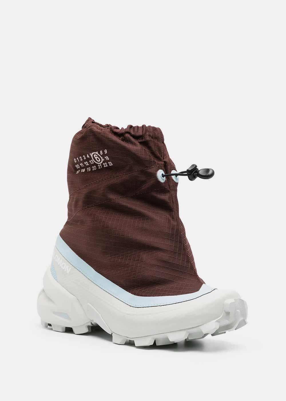 Оригінальна Brown & White Salomon Edition Cross Sneakers Maison margiela – вид ззаду
