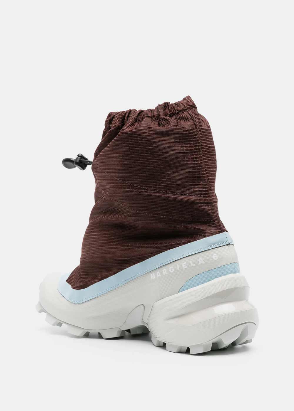 Оригінальна Brown & White Salomon Edition Cross Sneakers Maison margiela – детальний вид