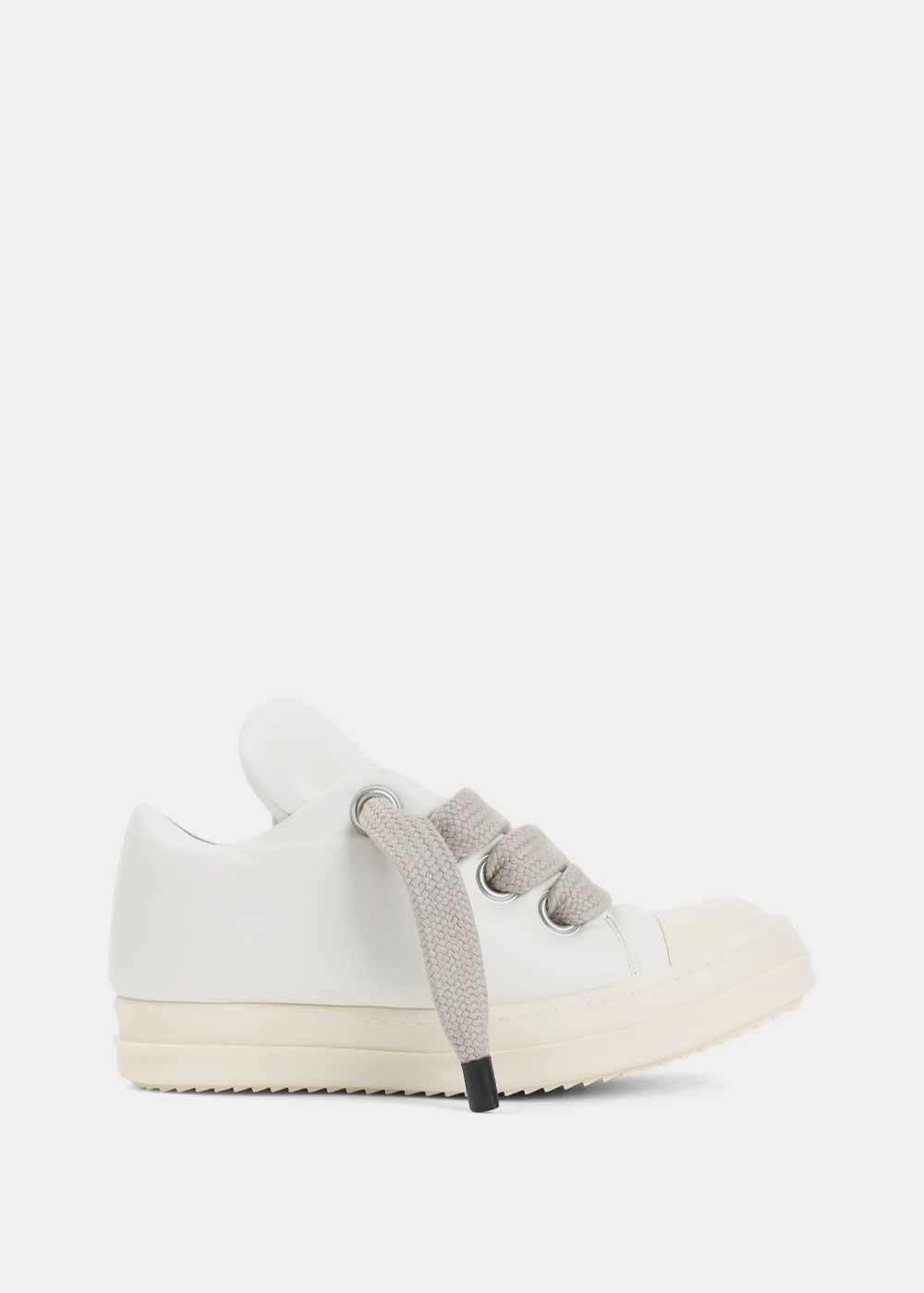 Milk Jumbolace Padded Low Sneakers Rick owens оригінал – Купити в Україні – боковий вид