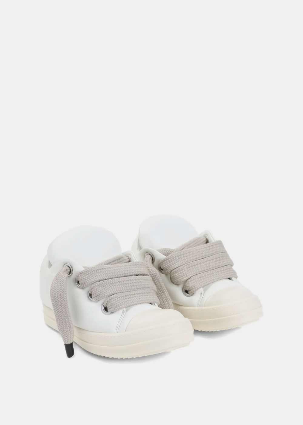 Milk Jumbolace Padded Low Sneakers Rick owens оригінал – Купити в Україні – вид ззаду