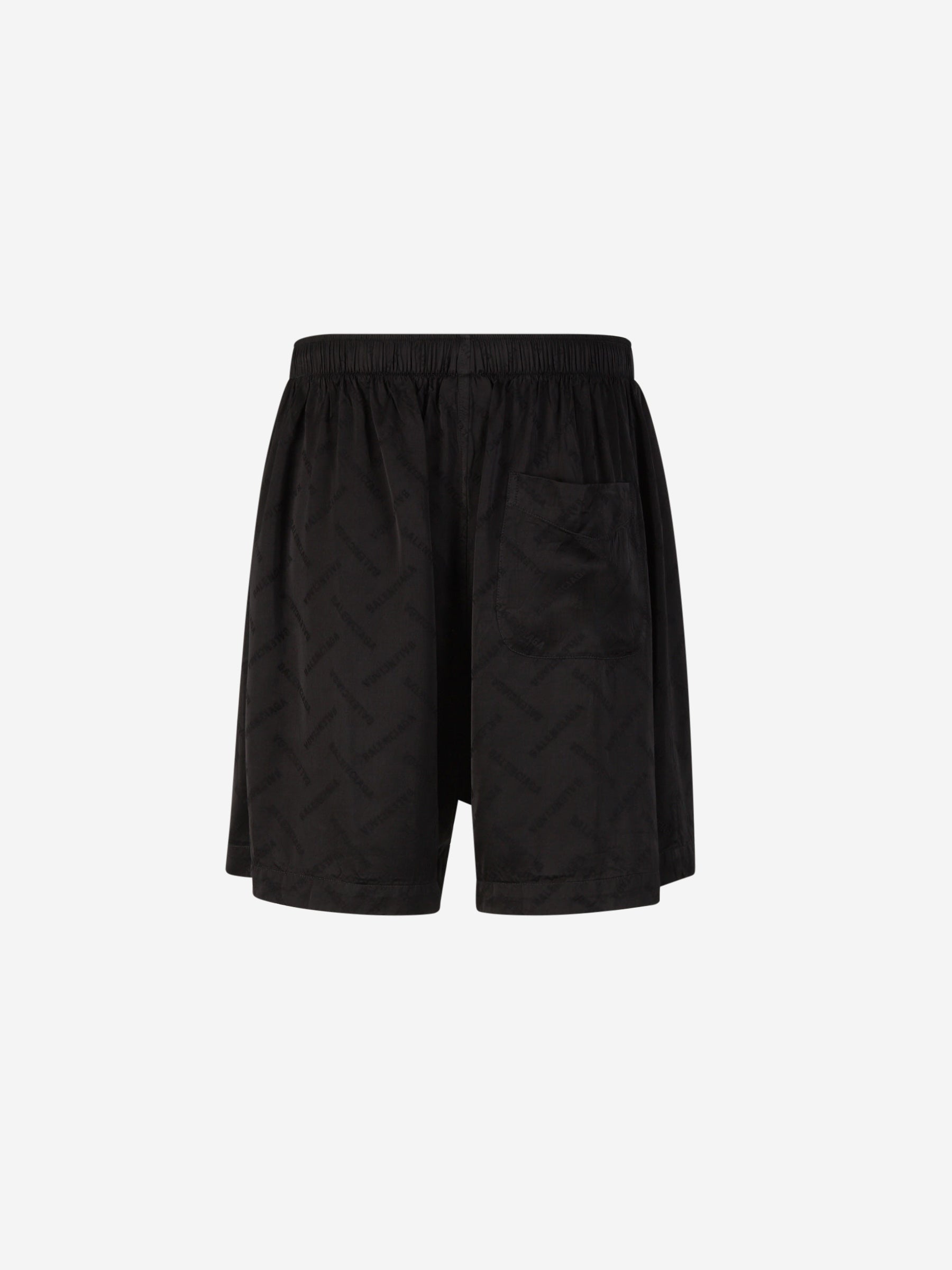 Оригінальна Viscose Flowy Bermuda Shorts Balenciaga – детальний вид