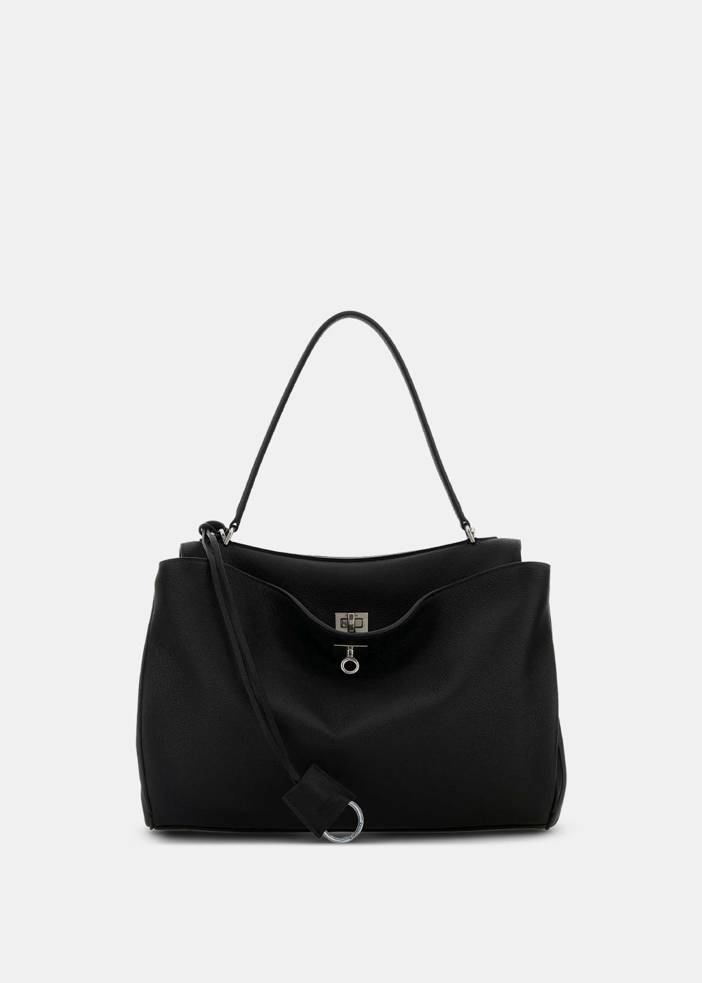 Black Rodeo Top Handle Bag M Balenciaga оригінал – Купити в Україні – боковий вид