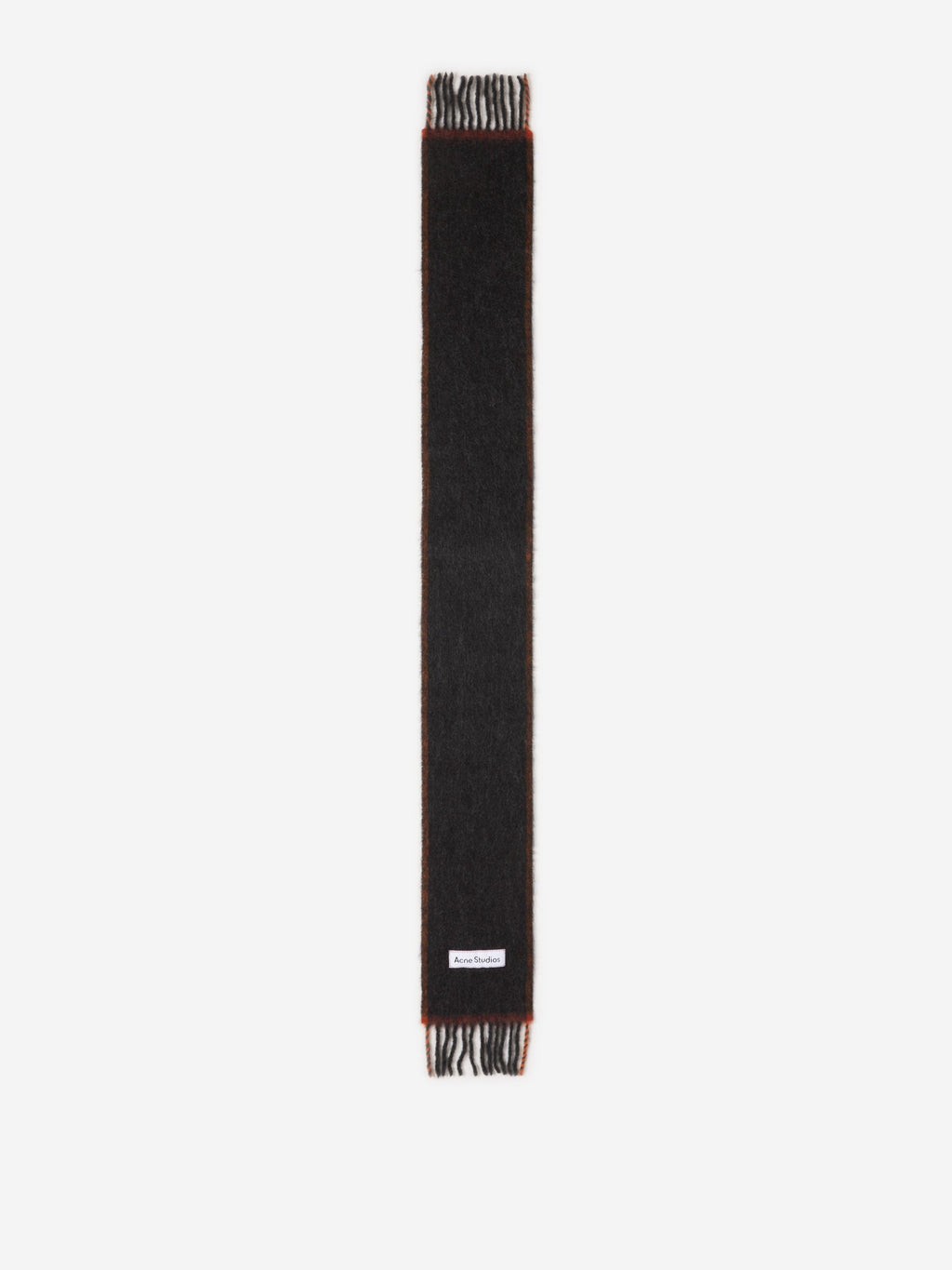 Bufanda Mohair Logo Acne studios – Гарантія оригінальності – вид ззаду