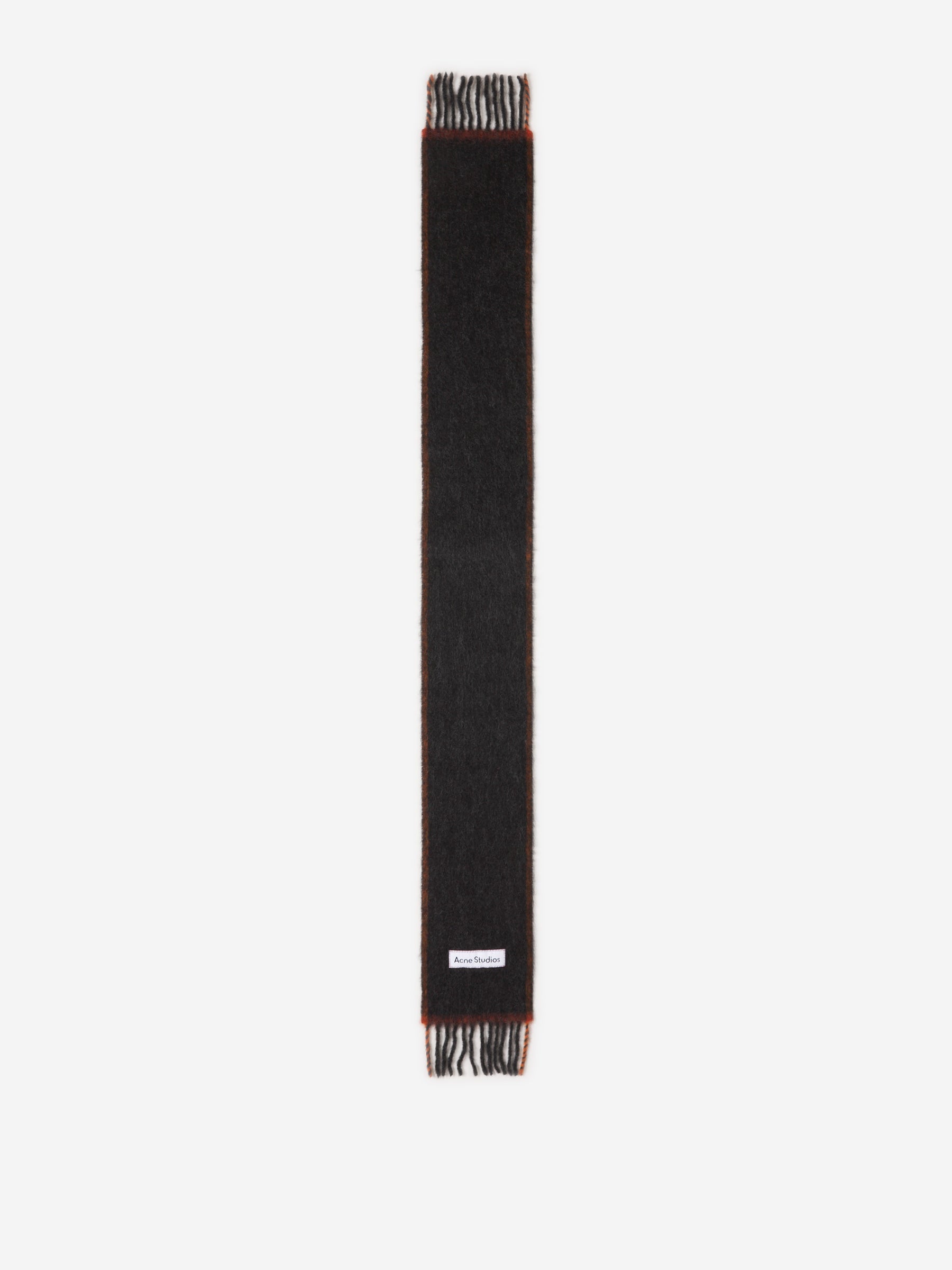 Bufanda Mohair Logo Acne studios – Гарантія оригінальності – вид ззаду
