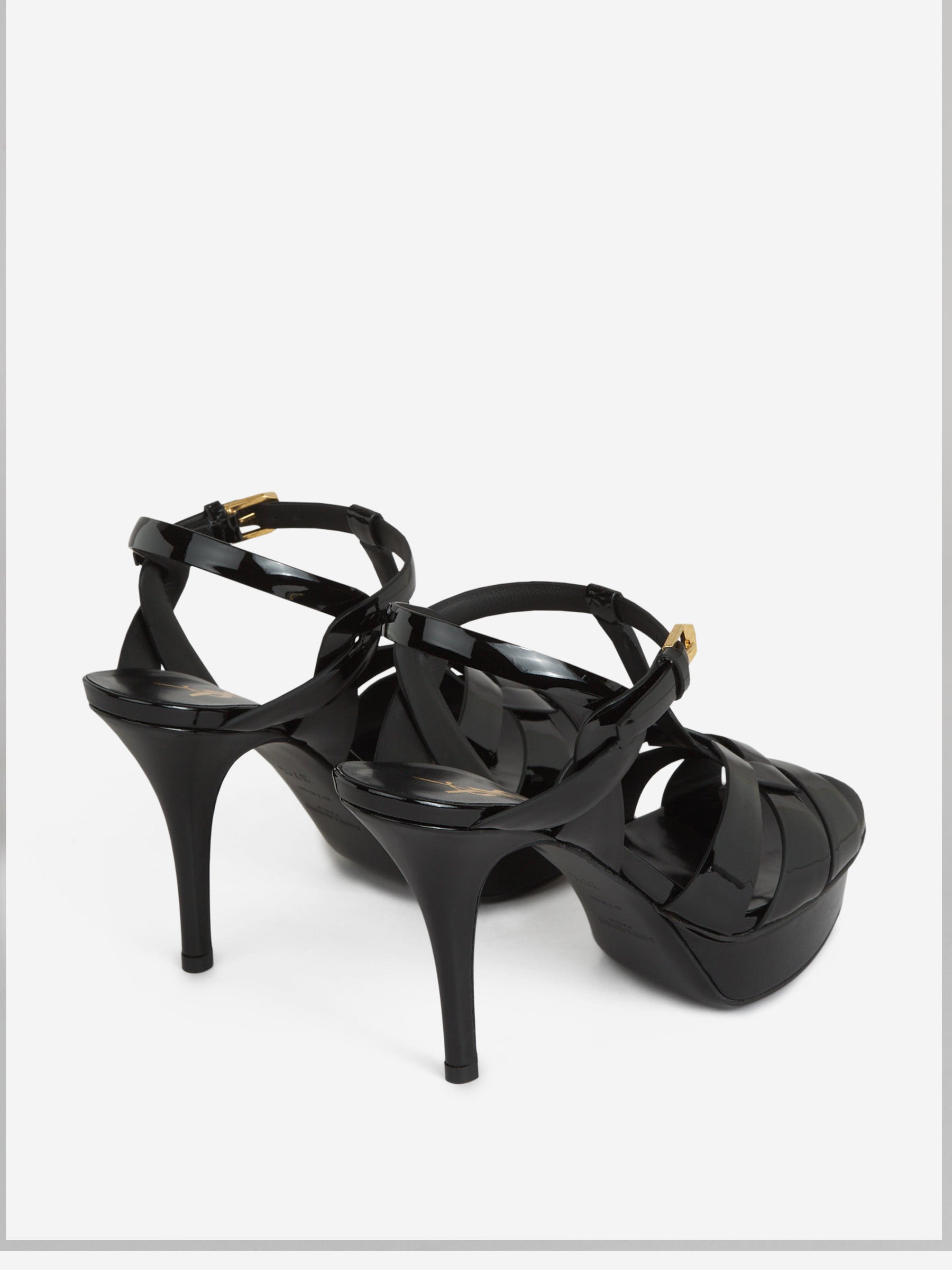 Tribute Heeled Sandals Saint laurent – Гарантія оригінальності – детальний вид
