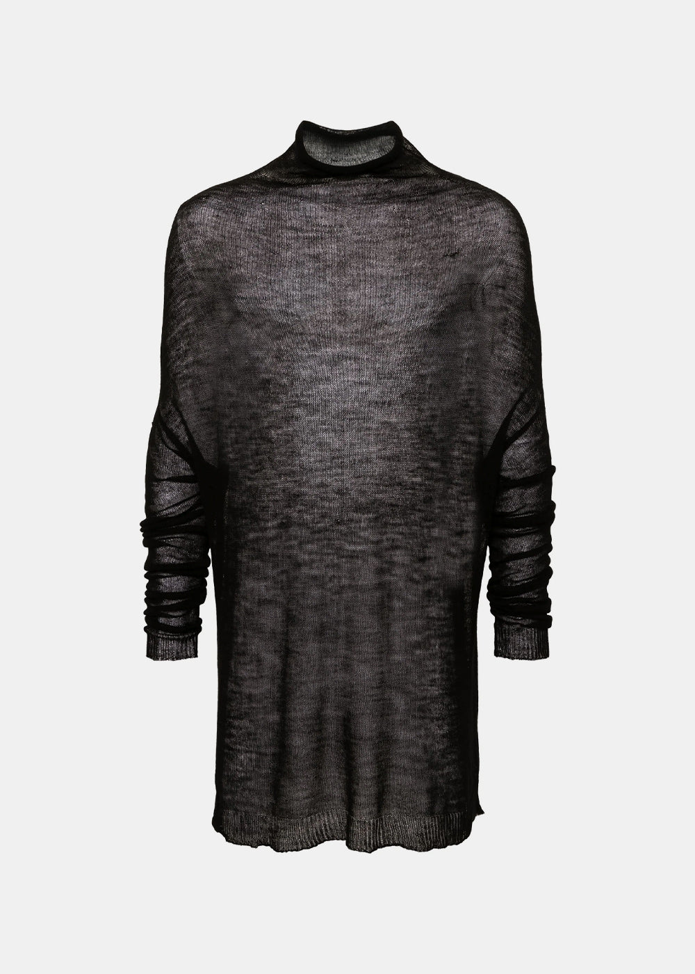 Black Shroud Open-Knit Jumper Rick owens – Гарантія оригінальності – боковий вид